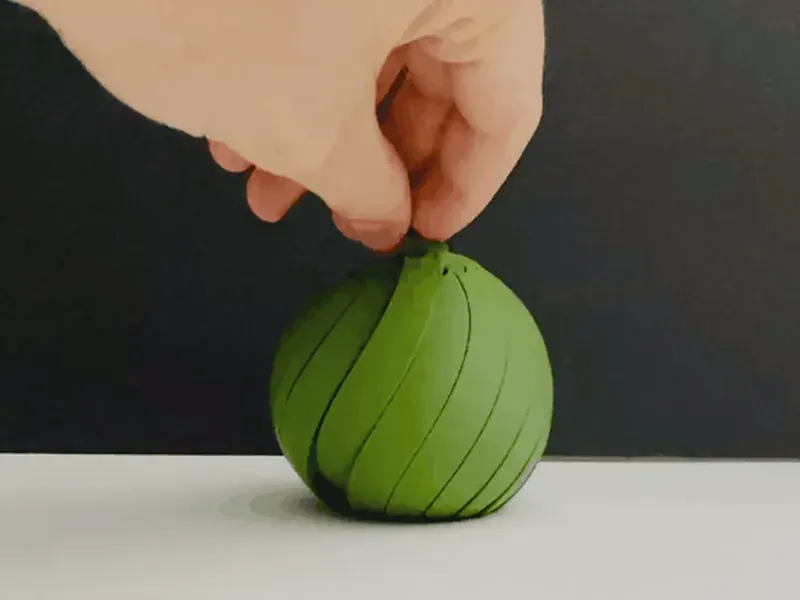 Bola fidget que se tuerce (foto de referencia)