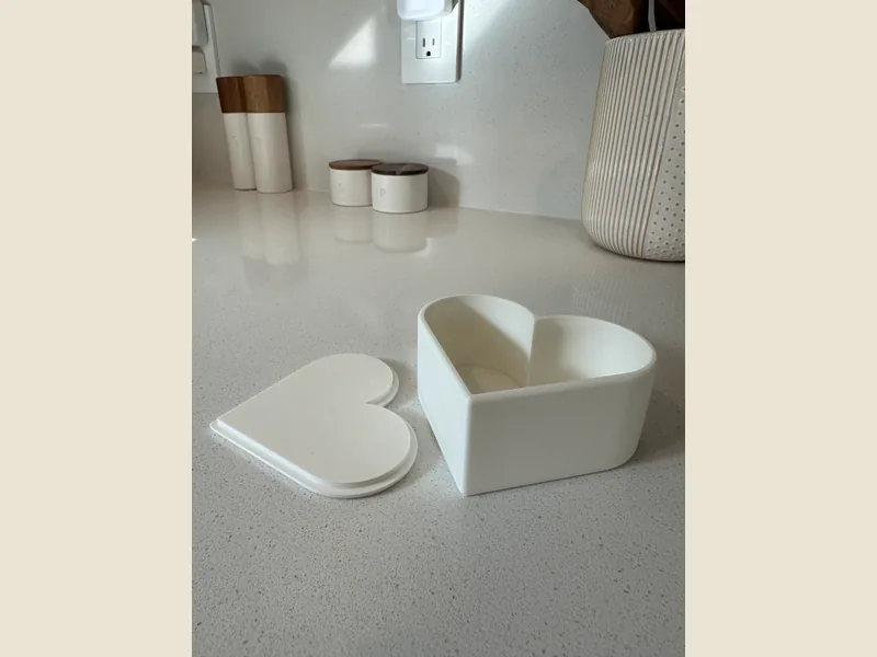 Caja de corazón (foto de referencia)