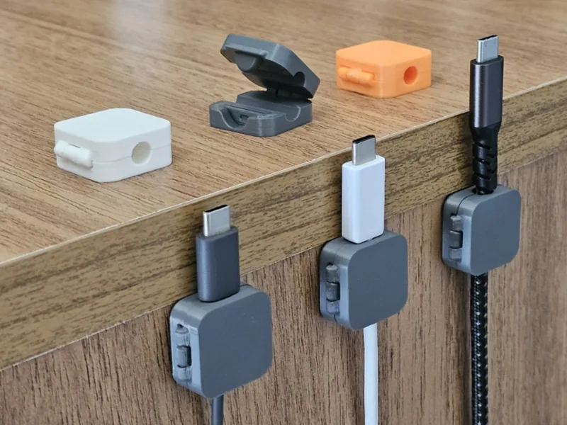Clip de cable con bisagra (foto de referencia)