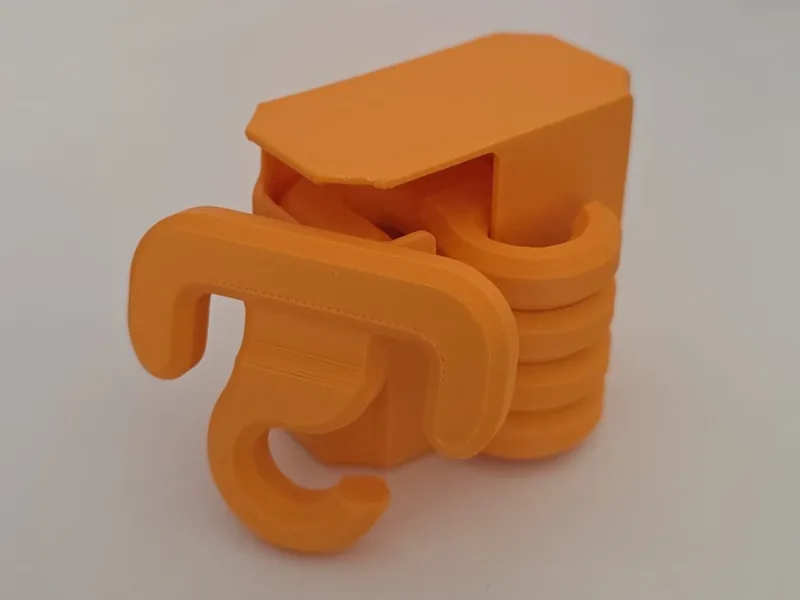 Ganchos para cuerda de camping (foto de referencia)